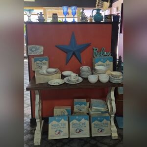 Vintage Mar-Crest Swiss Chalwt Boxed Dinnerware Sets